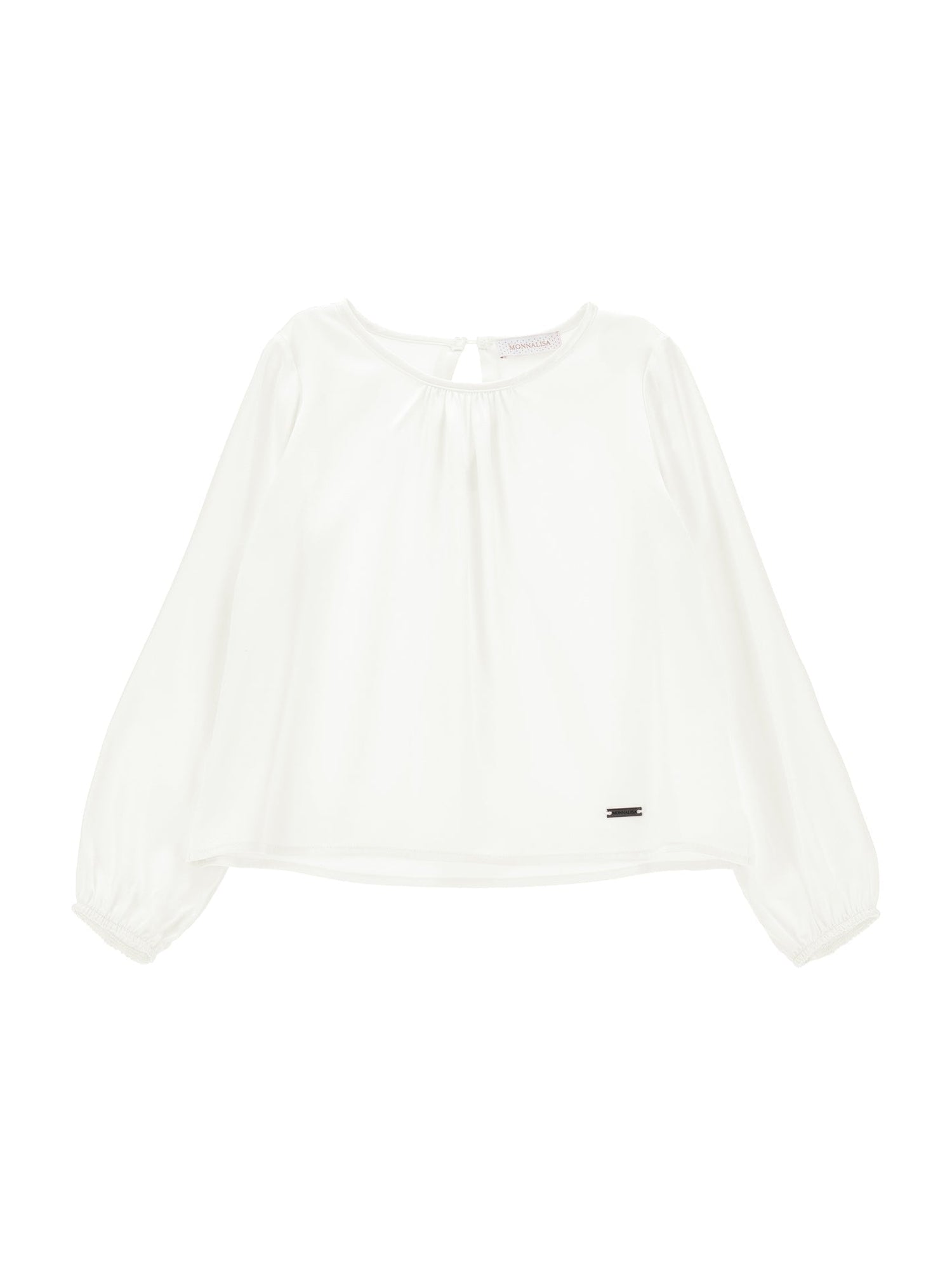 Girls | Satin Tunic With Slits | Cream