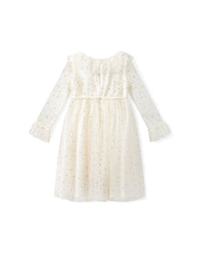 Girls | Sequined Tulle Dress | 8Y | Milk White