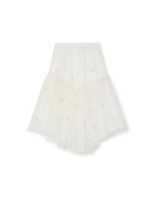 Girls | Sequined Tulle Skirt | 3 | Gold