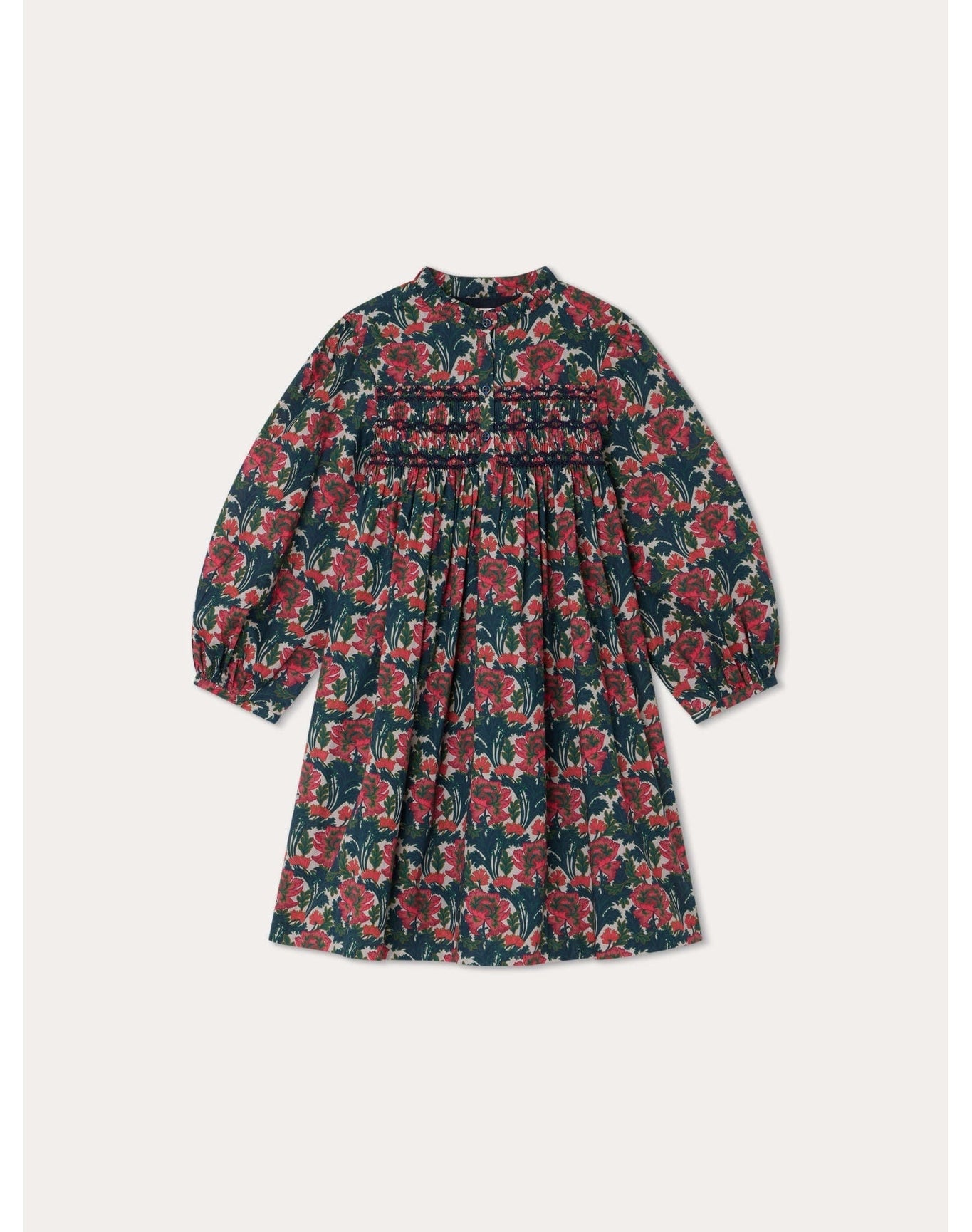 Girls | Tamsin Smocked Dress Fuchsia | 10Y-14Y | Size