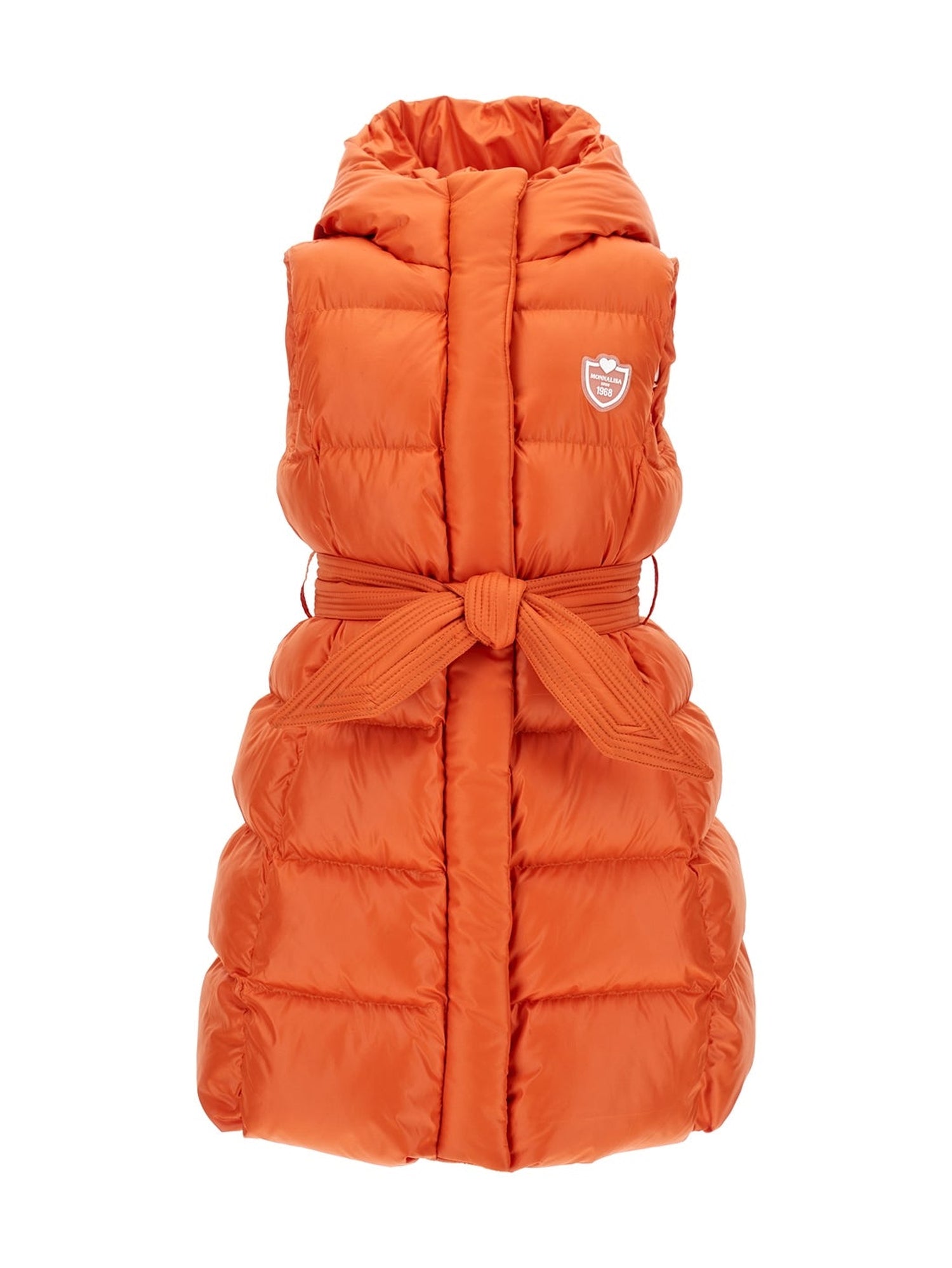Girls | Technical Fabric Padded Gilet | Orange