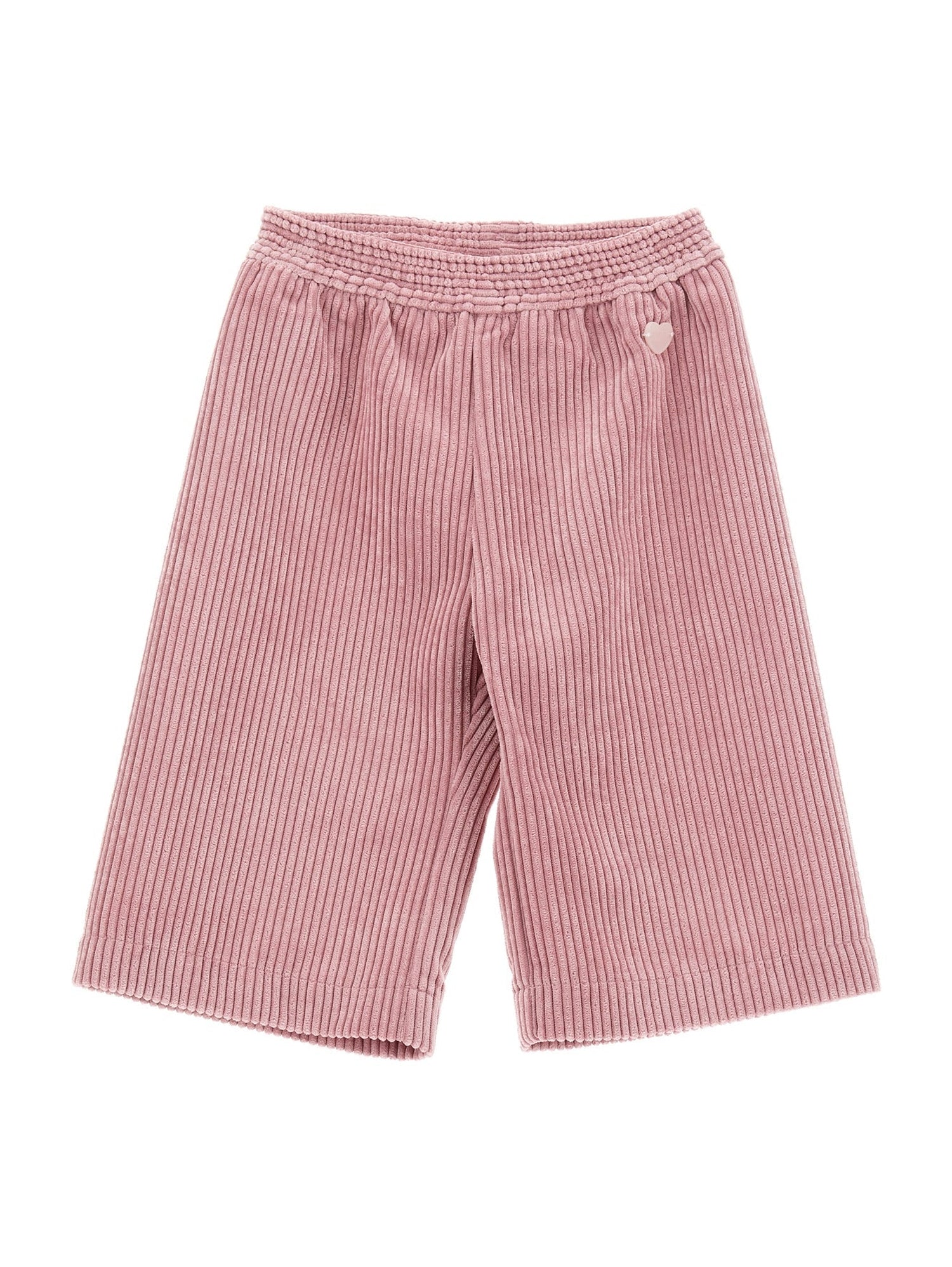Girls | Velvet Cropped Trousers | FairyTale Pink