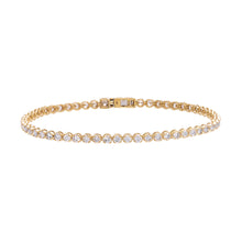 14K Gold 3 Carat Diamond Tennis Bracelet 14K - Adina's Jewels