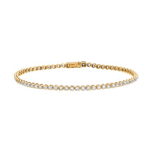 14K Gold 2 Carat Diamond Tennis Bracelet 14K - Adina's Jewels