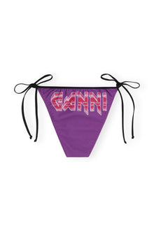 Graphic String Bikini Briefs | Sparkling Grape