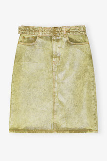 Green Foil Skirt | Golden Cypress