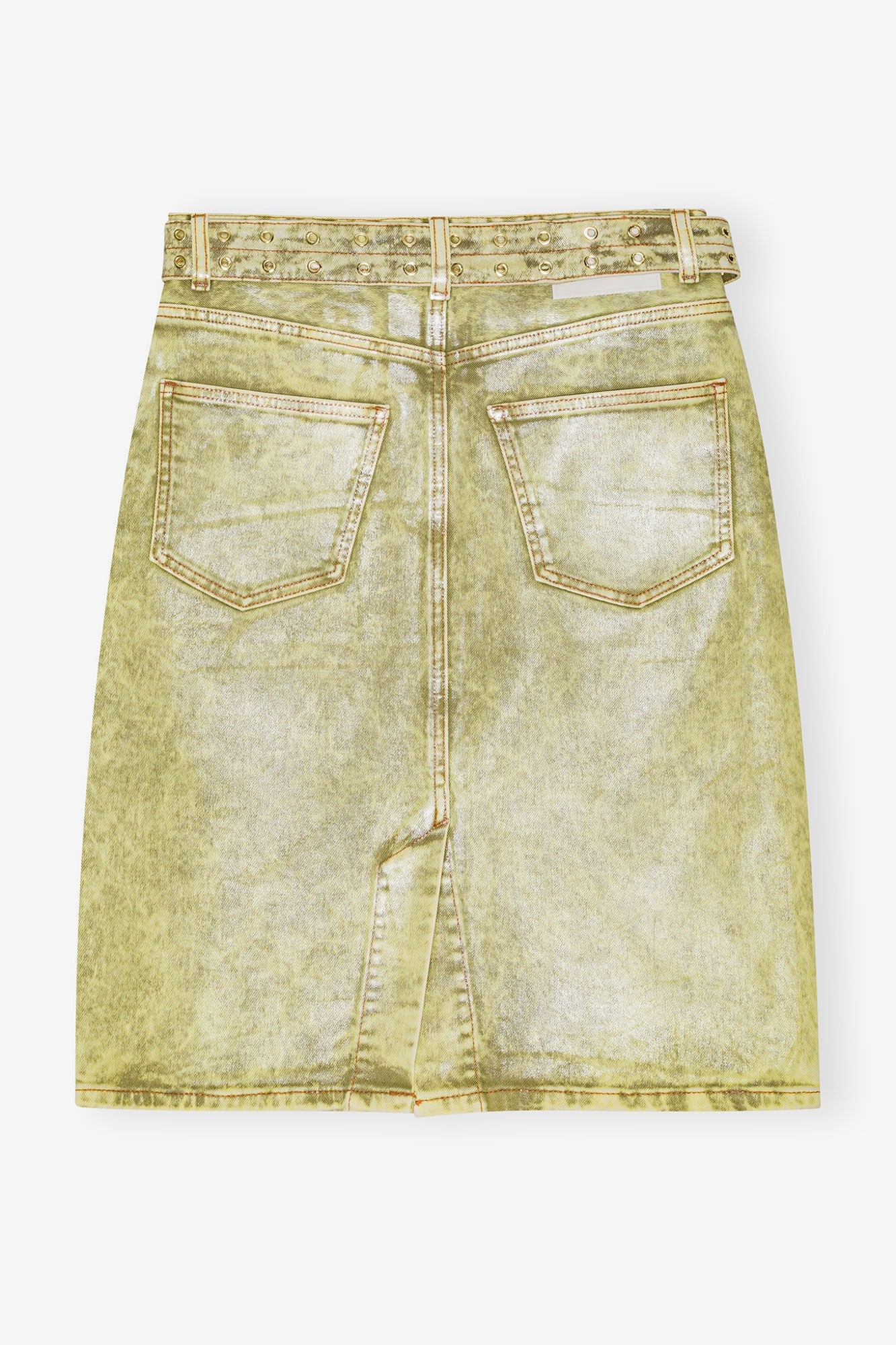 Green Foil Skirt | Golden Cypress