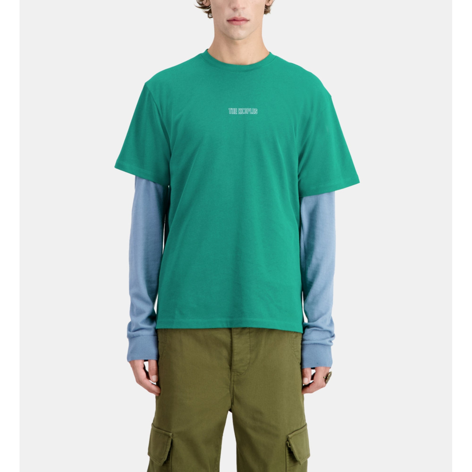 Green T-Shirt With Logo | Men | Forest