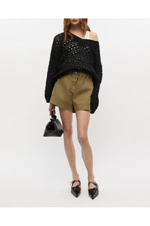 Green Washed Cotton Shorts | Boa