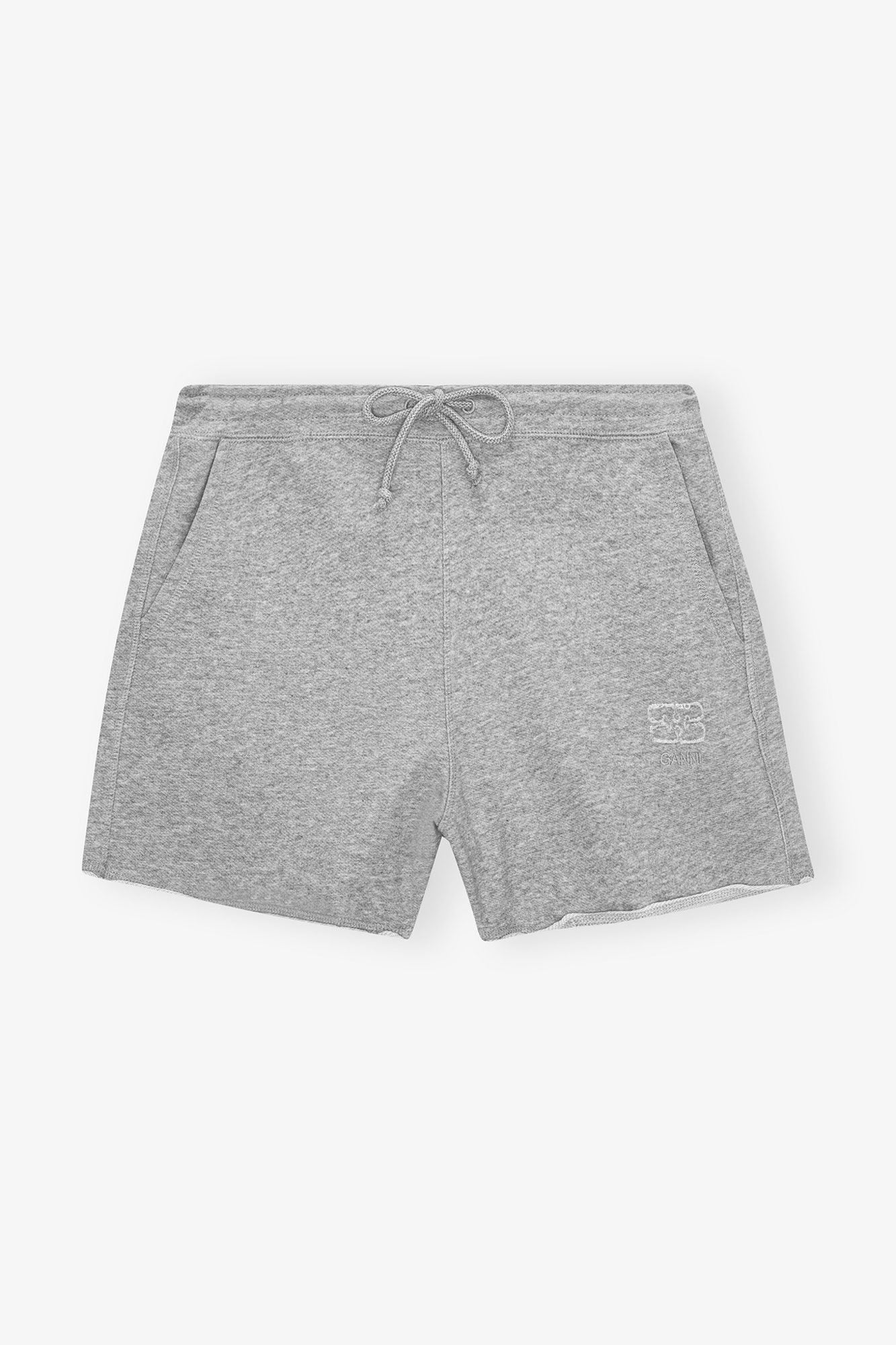 Grey Isoli Drawstring Shorts | Paloma Melange