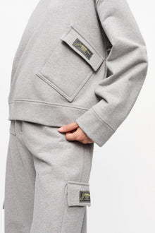 Grey Oversized Sweatshirt | Paloma Melange
