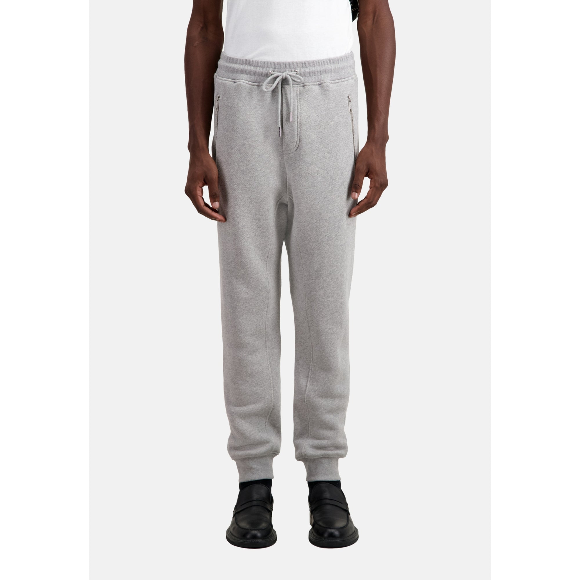 Grey Tracksuit Trousers | Men | Gris Clair