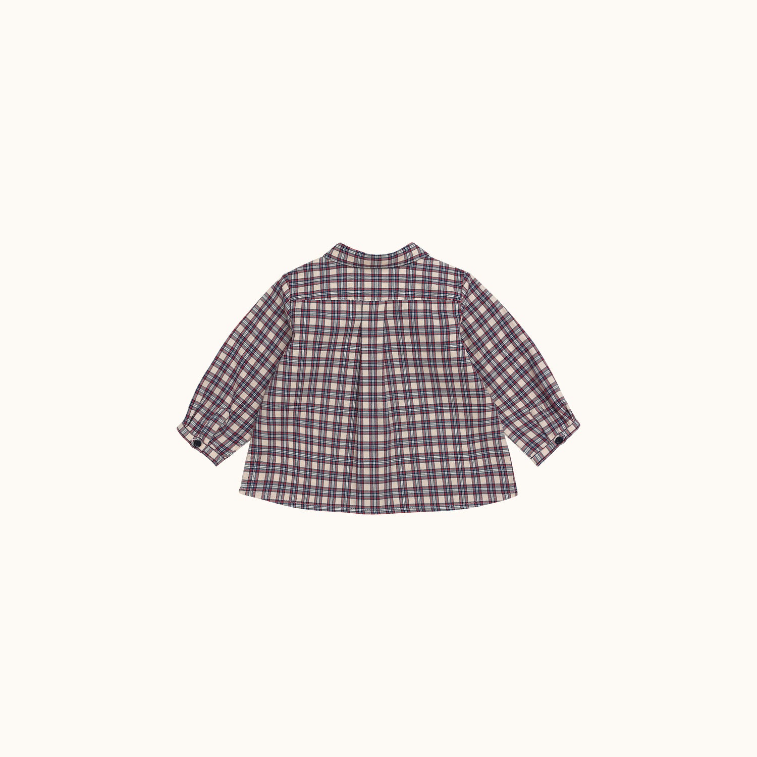 Boy | Malo Babies' Shirt | Ecru Tiles