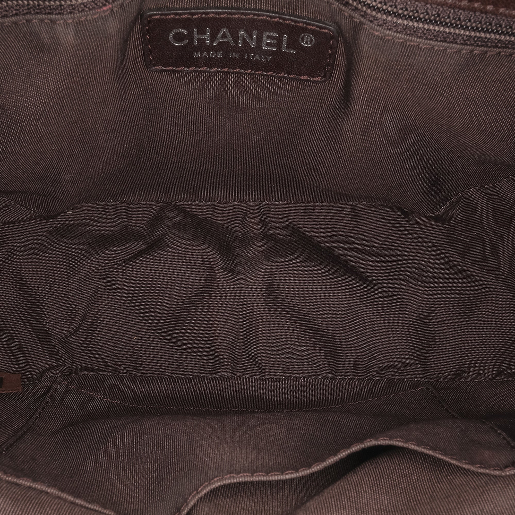 Chanel | Pre-Owned Paris-Salzburg Quilted Lambskin and Pony Hair Saddle Crossbody | Brown/Dark Brown
