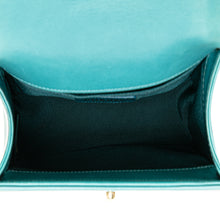 Chanel | Pre-Owned Small Shearling Boy Flap | Blue/Turquoise