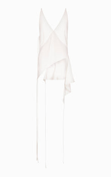Harmonic Bias Draped Cami | Ivory