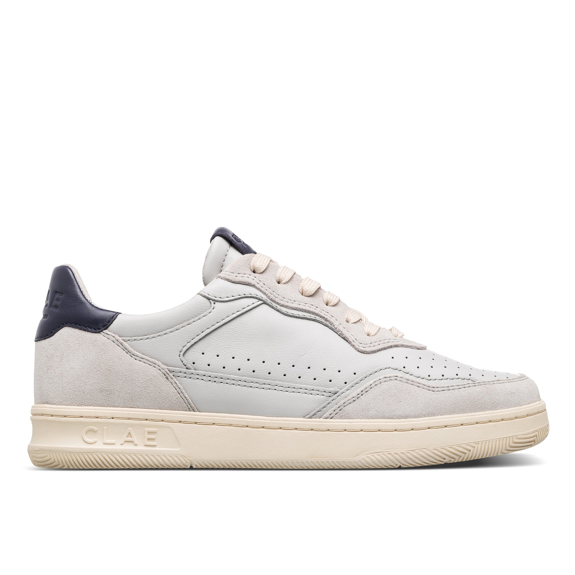 Womens | Haywood | Quiet Grey Leather Navy