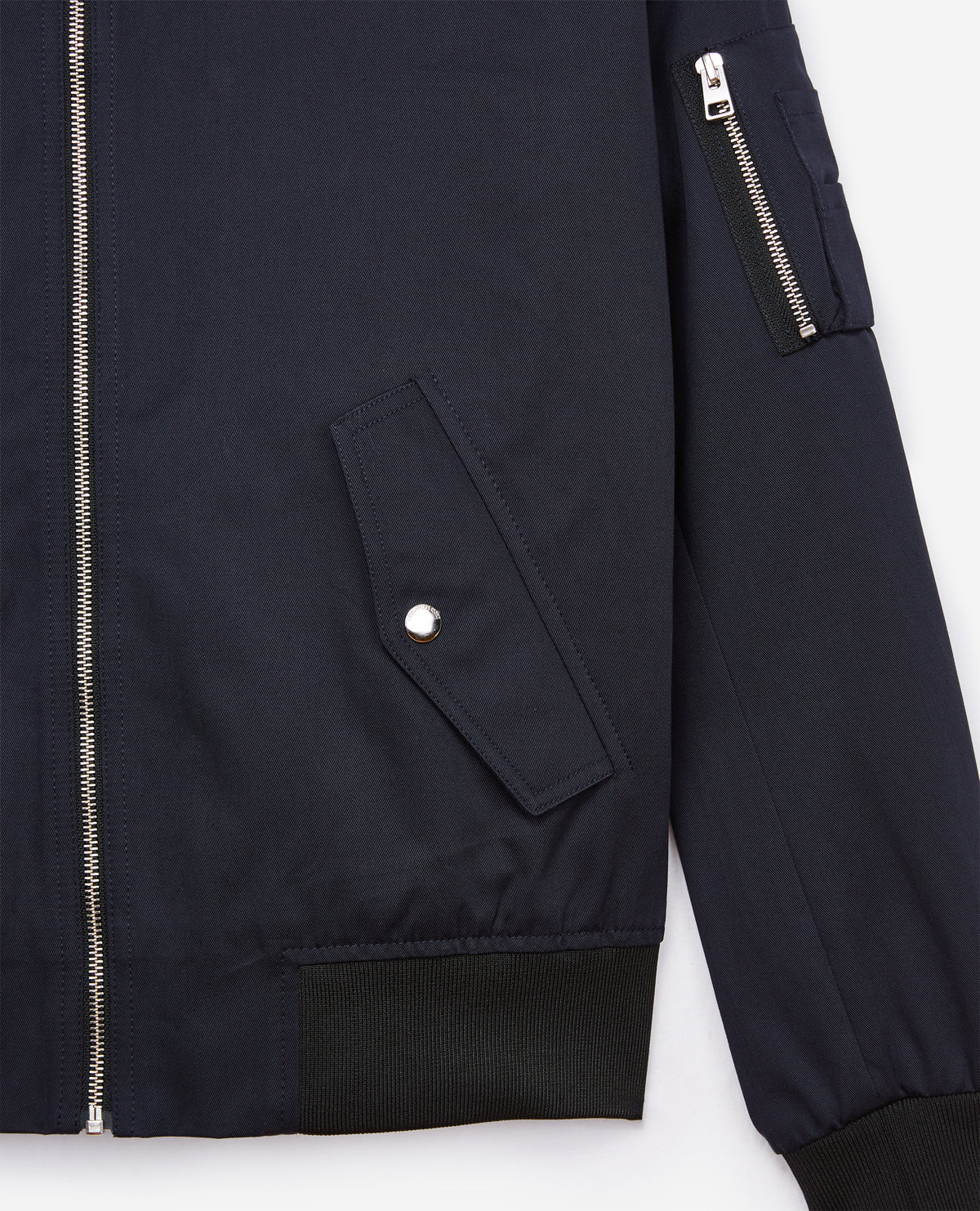 Blouse Jacket With Turtle-Neck And Zips | Men | Navy