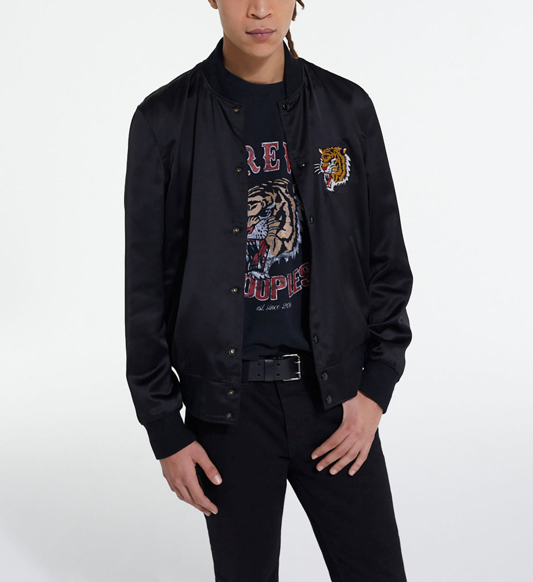 Forever Kooples Reversible Jacket | Men | Black