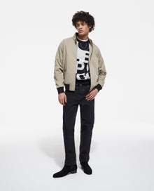 Jacket With Leopard Print Lining | Men | Beige