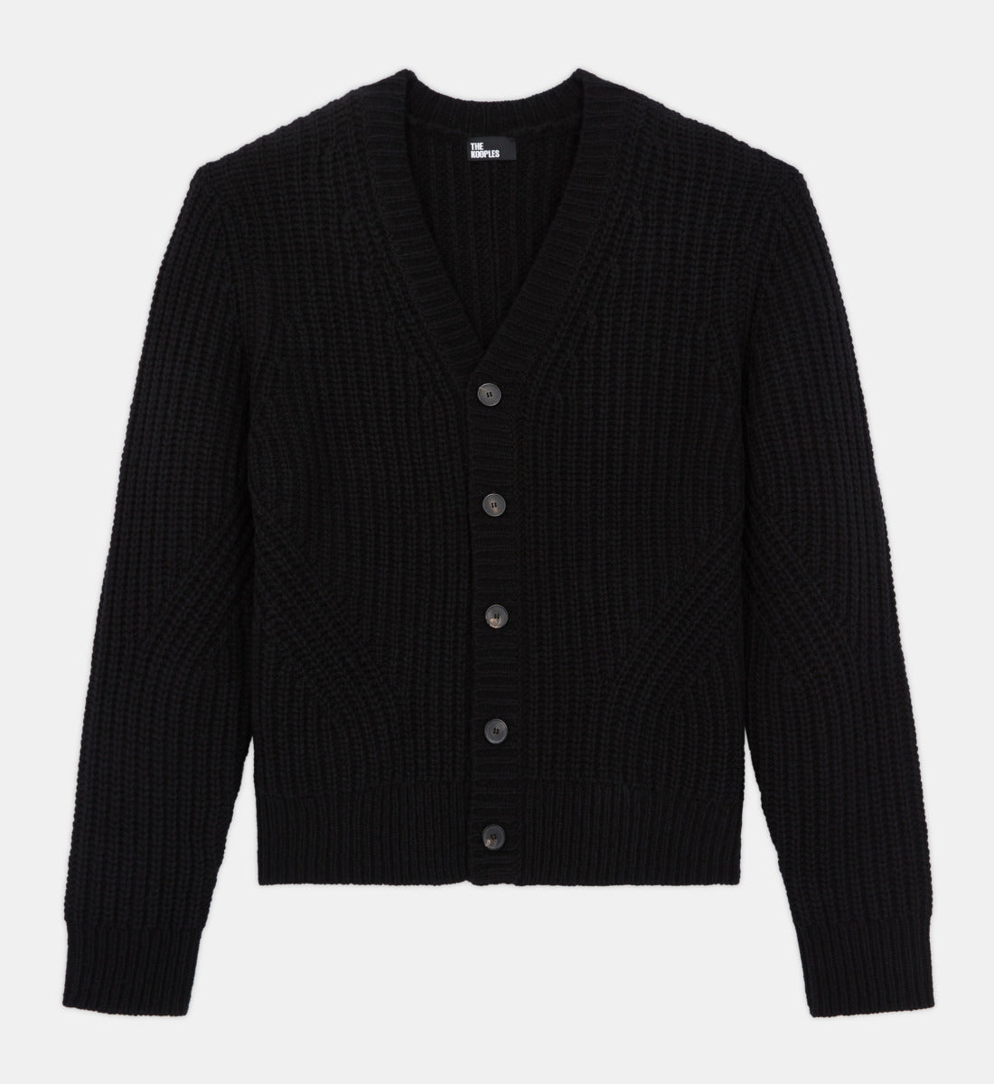 Buttoned Cardigan | Men | Black