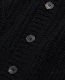 Buttoned Cardigan | Men | Black