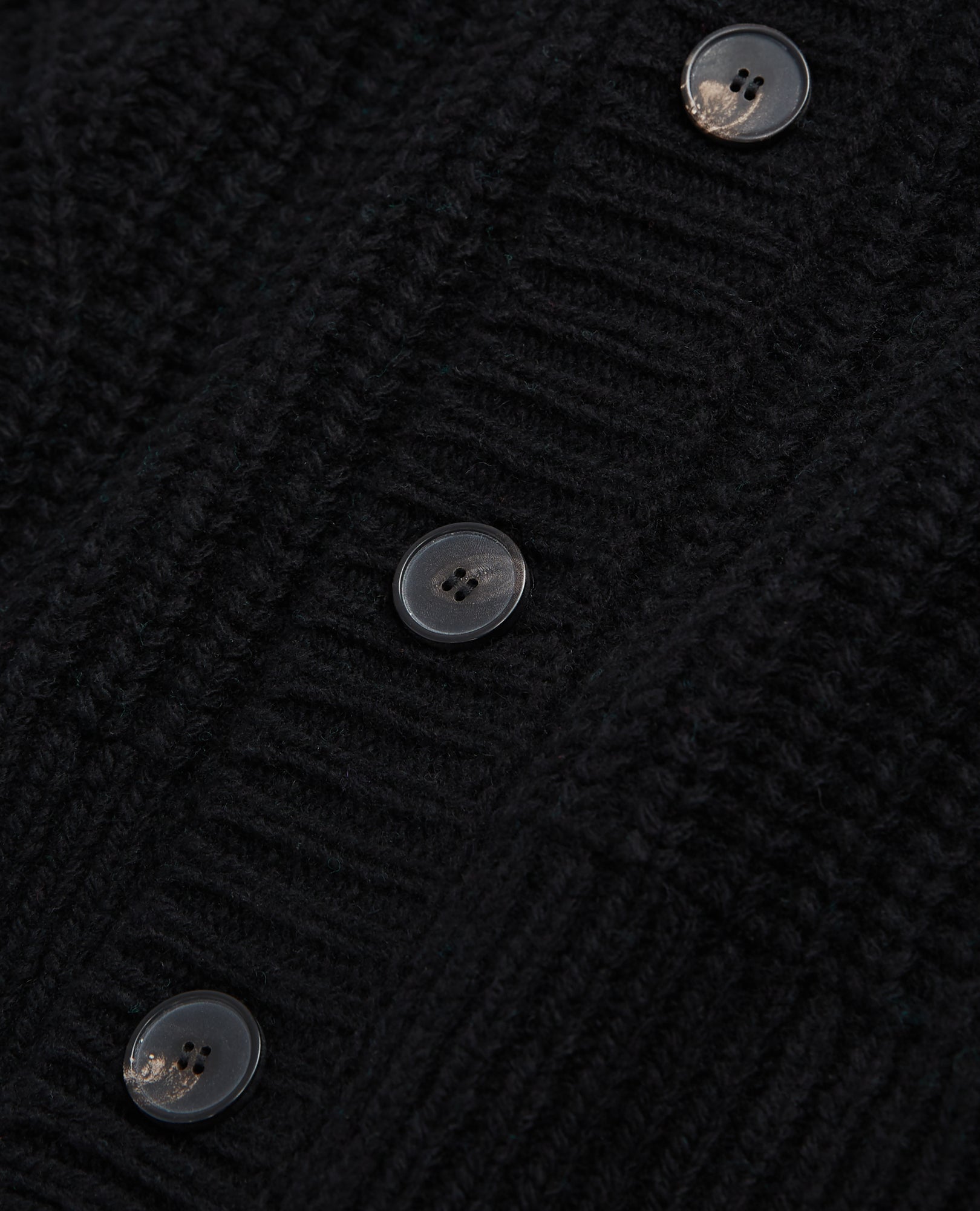 Buttoned Cardigan | Men | Black