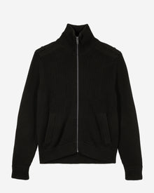 Cotton Cardigan | Men | Black