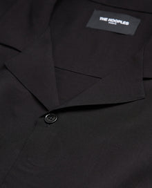 Loose-Fitting Buttoned Shirt | Men | Black