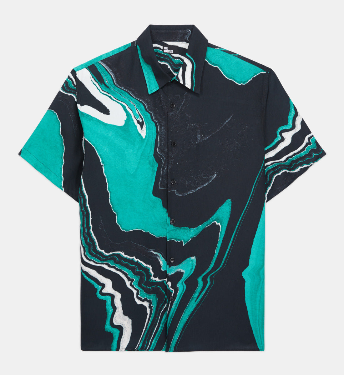 Printed Shirt | Men | Black x Green