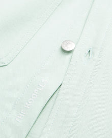 Light Cotton Shirt With Patch Pockets | Men | Green Water