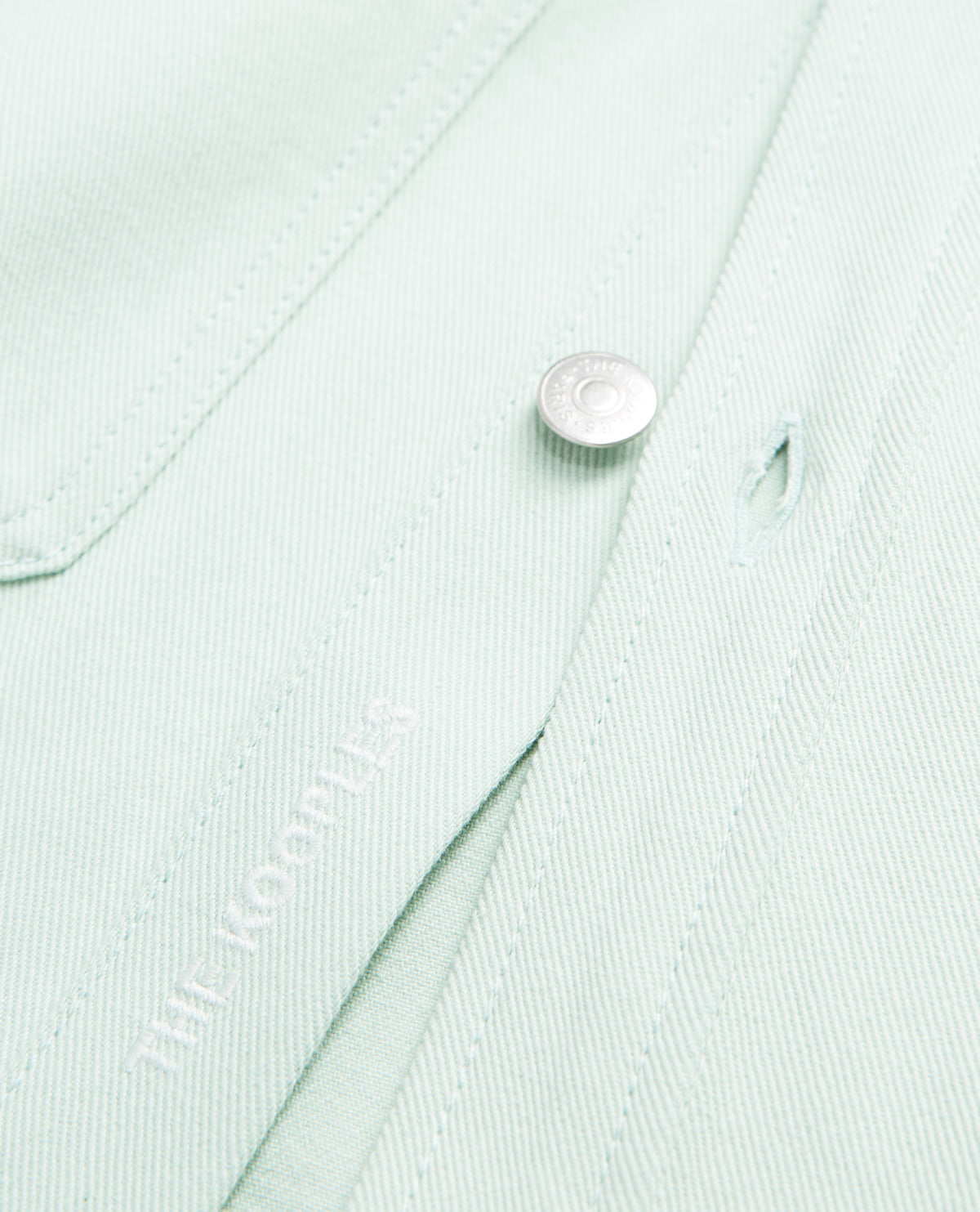 Light Cotton Shirt With Patch Pockets | Men | Green Water