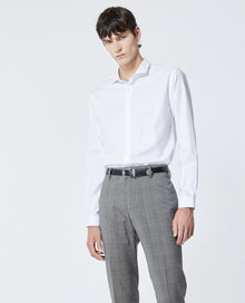 Chic Shirt In Cotton W/Cutaway Collar | Men | White