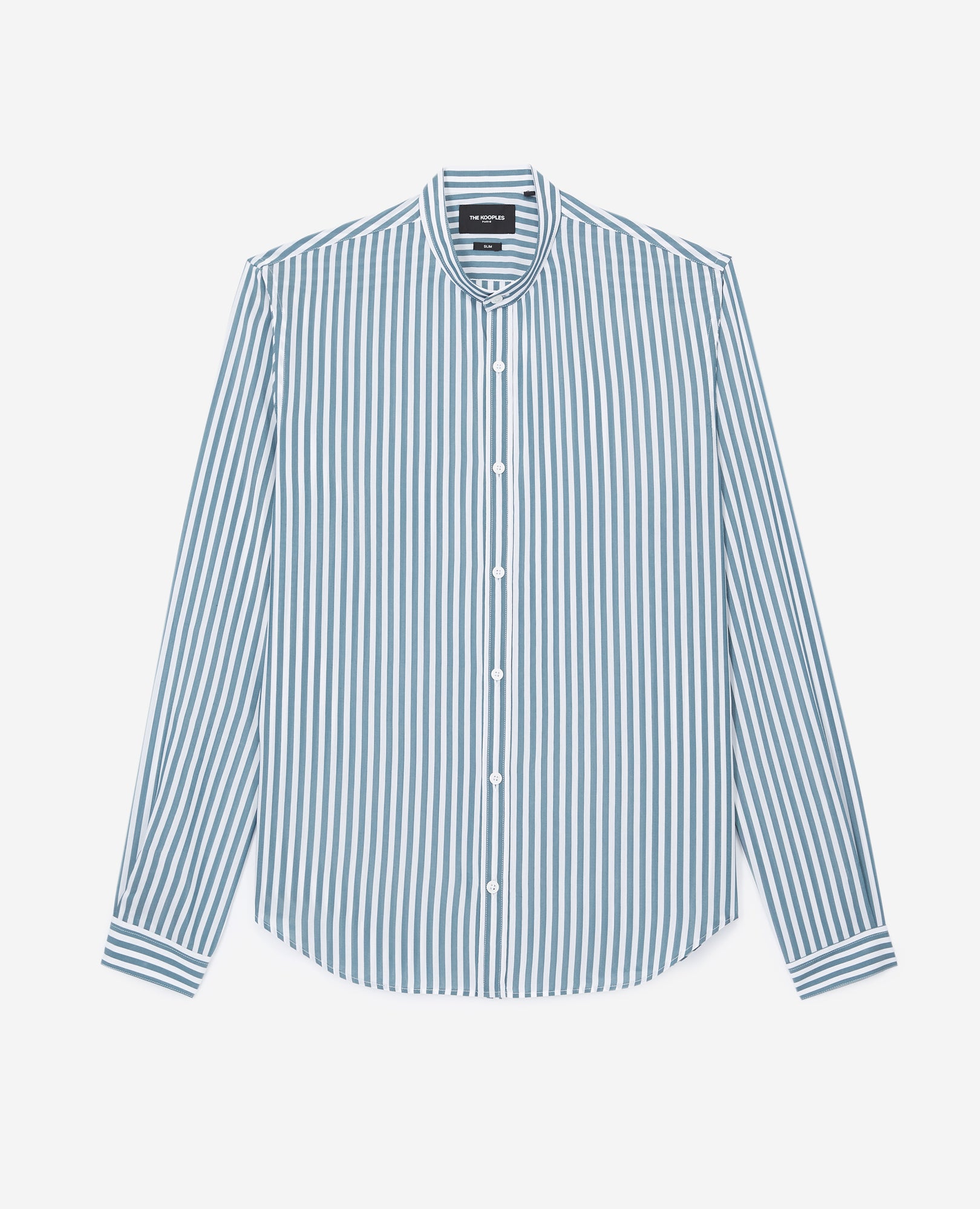 Flowing Striped And Shirt | Men | Green x White