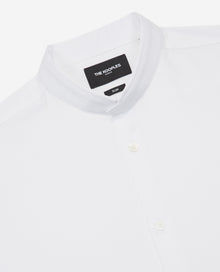 Buttoned Shirt With Officer Collar | Men | White