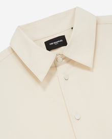 Shirt With Large Classic Collar | Men | Beige