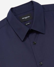 Buttoned Shirt In Cotton | Men | Navy Blue