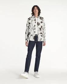 Flowing Ecru Shirt With Floral Print | Men | Off White x Black