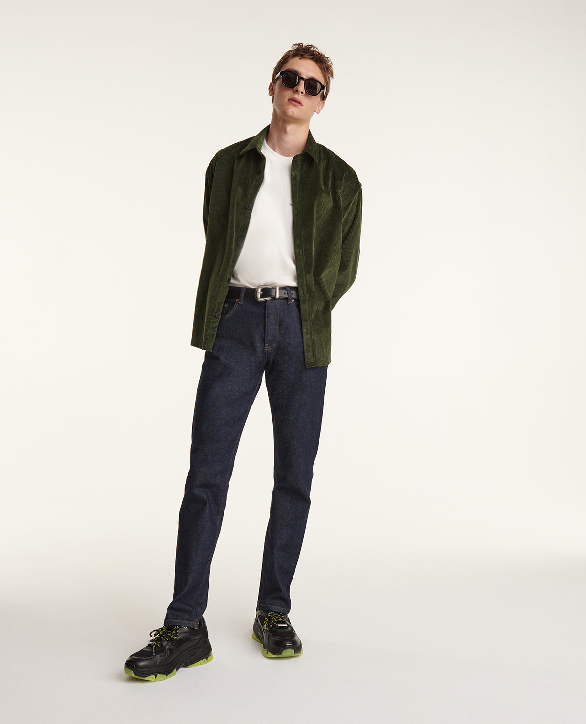 Corduroy Shirt | Men | Green