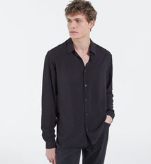 Classic-Collar Shirt | Men | Black