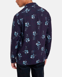 Floral Shirt | Men | Dark Navy x Blue Eyes