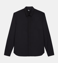 Shirt With Classic Collar | Men | Black