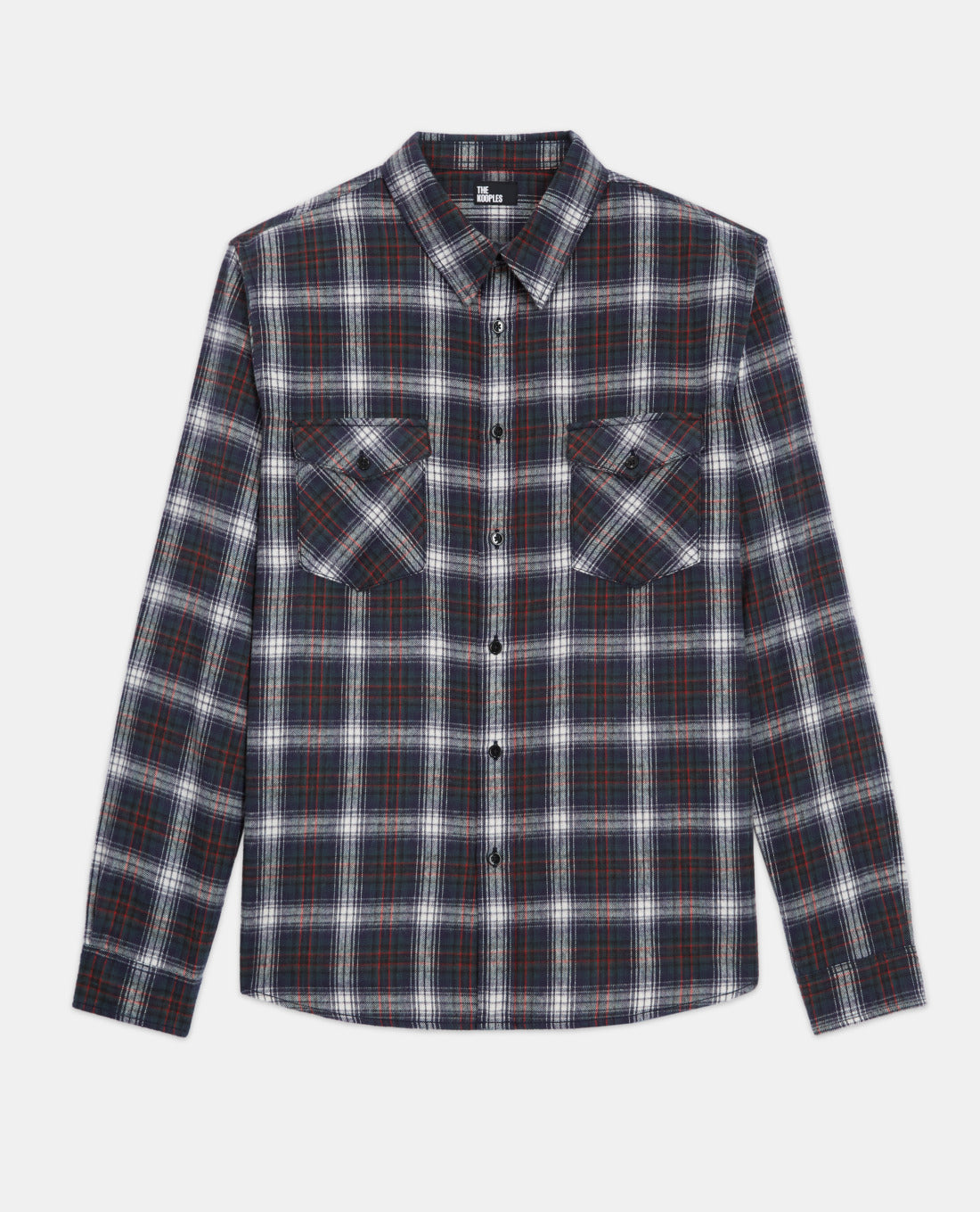 Check Shirt With Classic Collar | Men | Bottle Green