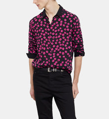 Printed Classic-Collar Shirt | Men | Multicolorlor