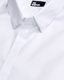 Cotton Shirt With Classic Collar | Men | White