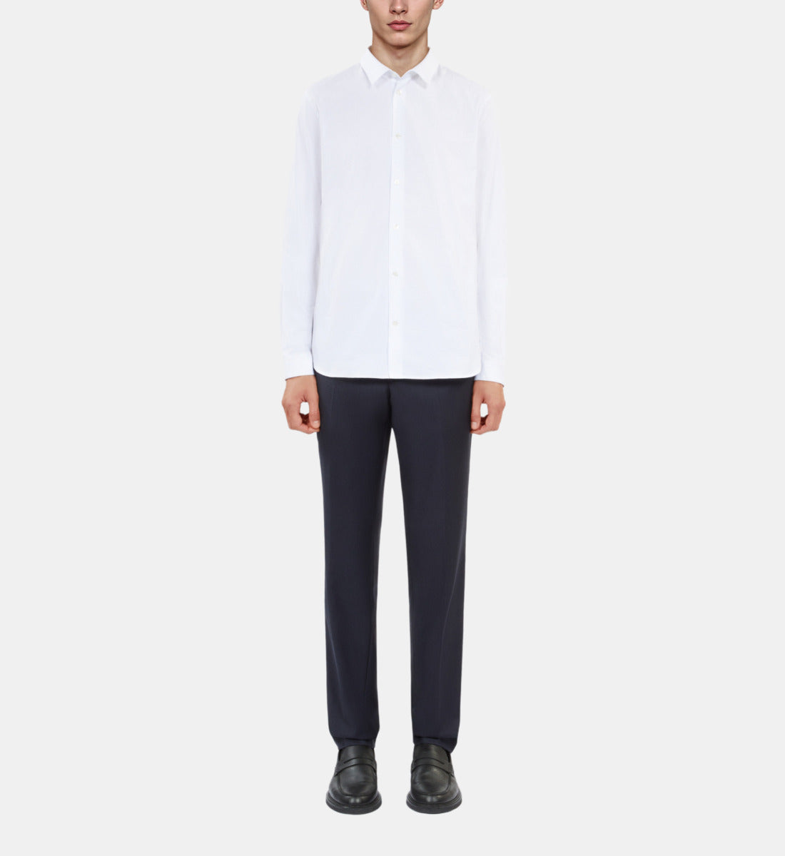 Formal Poplin Shirt | Men | White