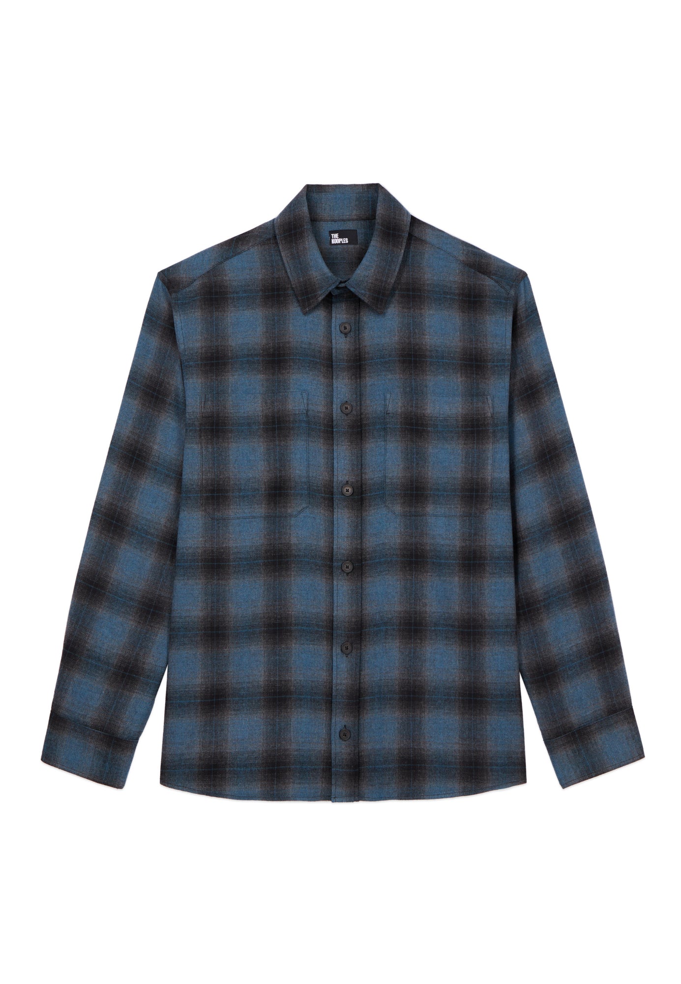 Checkered Shirt | Men | Electric Blue x Black