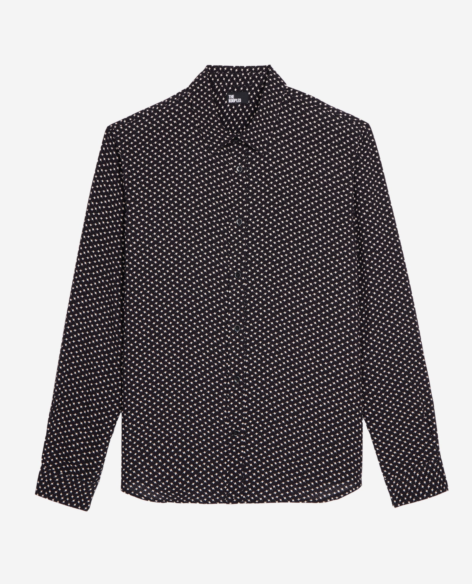 Printed Shirt | Men | Black x White