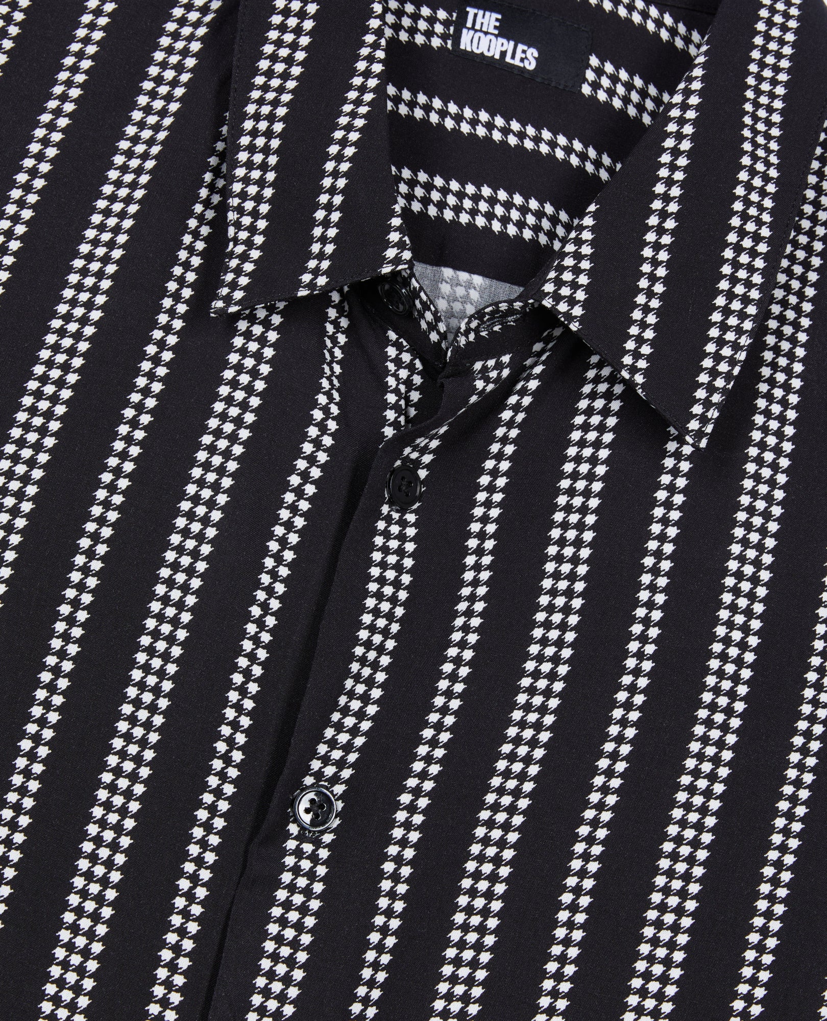 Printed Shirt | Men | Black x White