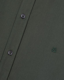 Khaki Poplin Shirt | Men | Dark Green